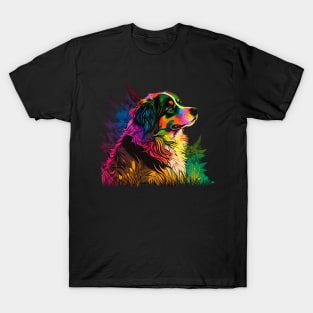 Australian Shepherd with multicolored coat T-Shirt